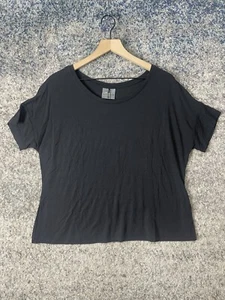 Recliner NYC Pajama Top Tee Sleep Shirt Black Size Small Short Sleeve - Picture 1 of 7