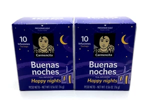 2x Carmencita Happy Nights Kräutertee - je 10 Beutel | Relaxing Bedtime Blend - Bild 1 von 6