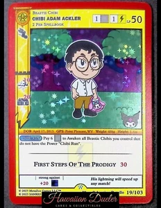 MetaZoo - Carnaval Cryptid de Kuromi - Chibi Adam Ackler - Holo completo #19 - Imagen 1 de 1