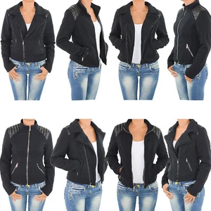 Damen Sweetjacke Fleece Optik Sweat Jacke Pullover Übergangsjacke Sweatshirt 4.5 - Bild 1 von 5