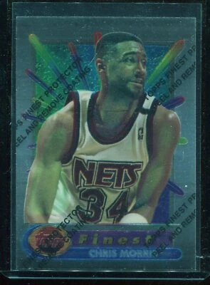 1994 Topps Finest Basketball Chris Morris #114 New Jersey Nets W/Coating - Image 1 of 2