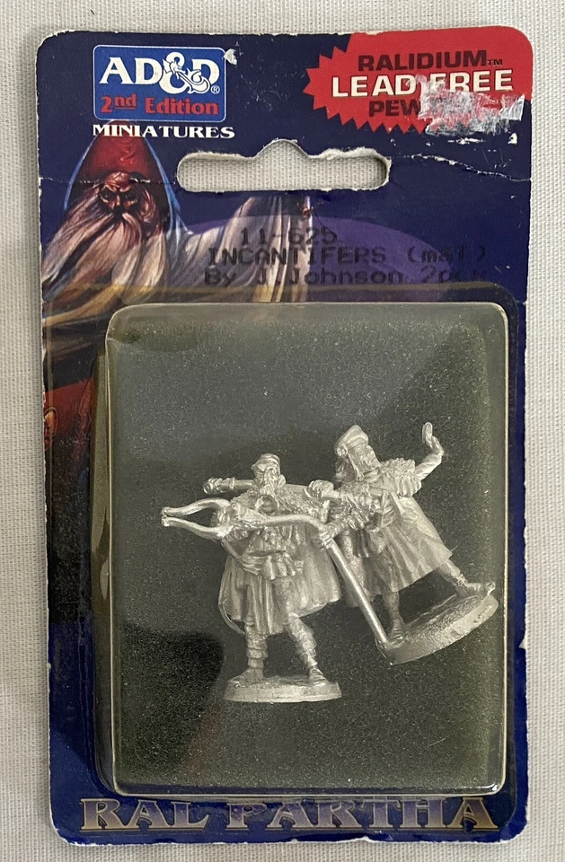 RAL Partha Ad&d 2nd Edition Metal Miniature Incantifers 11-625