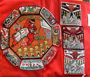 2023 2017 National Jamboree Chicago Bulls Full Set Three Fires 🔥 Council W/ OA - Picture 1 of 3