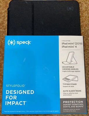 *Speck StyleFolio Case Cover for Apple iPad Mini 4 in Black - Image 1 of 4
