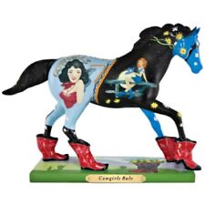 Trail of the Painted Ponies 4026390 COWGIRLS RULE Resin Horse Figurine
