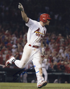 Autographed 8 X 10 Photo of Brandon Moss of the St. Louis Cardinals