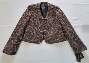 Collections By Le Suit Open Blazer Women’s 12 Multicolor Lined New - Picture 1 of 6