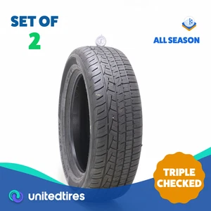 Set of (2) Used 225/60ZR18 General G-Max Justice 100W - 7.5/32 - Picture 1 of 4