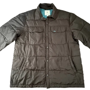 Free Assembly ~ schwarze gefütterte Herrenjacke ~ dünn & leicht ~ türkisgrün innen - Bild 1 von 13