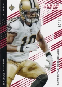 2015 Clear Vision Red #77 - Brandin Cooks [18/25] - Picture 1 of 2