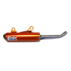 Silenziatore Scarico HGS KTM SX 85 2018 2019 2020 2021 2022 2023 Arancione - Imagen 1 de 1