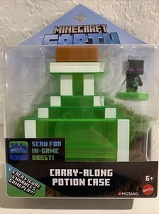 Minecraft Earth Carry Along Potion Case Set Green Enderman Rare Collectible - Picture 1 of 5