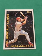 1995 Jose Canseco Topps #4 Home Run Leader Insert 