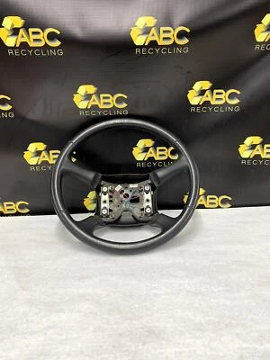 2000-2002 GMC Yukon XL1500 Steering Wheel Assembly w/ Leather Ebony OEM - Image 1 of 4