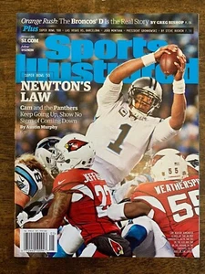 Cam Newton NL Sports Illustrated Carolina Panthers senza etichetta 2/1/16 Auburn Tigers - Foto 1 di 1