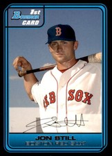 2006 Bowman Draft Picks & Prospects Draft Picks #DP27 Jon Still Boston Red Sox