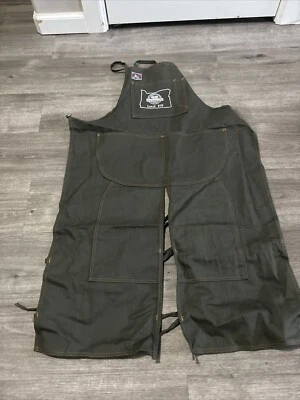 Ben Davis Machinist Apron Olive Green Chaps One Size With All Straps W/Logo - Image 1 of 4