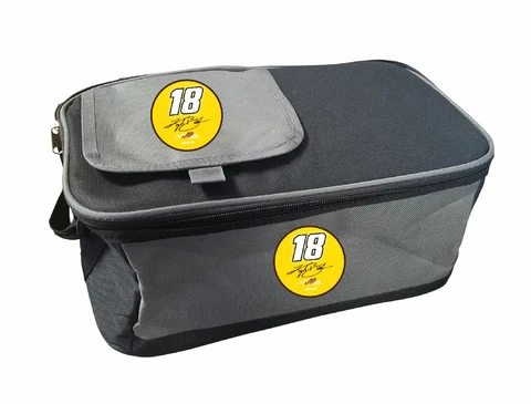 NASCAR Travel Cooler-Kyle Busch #18 Insulated Cooler Bag-Holds 9 Cans Cover
