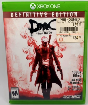 Xbox One DmC: Devil May Cry - Definitive Edition Action Adventure Capcom M Game - Image 1 of 2