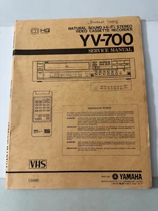 Yamaha YV-700 Natural Sound Stereo Videorecorder Scheckheft selten - 1986! - Bild 1 von 7