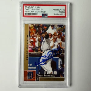 Gary Sheffield Signed 2009 Upper Deck #106 PSA Auto Authentic - Picture 1 of 2