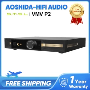 SMSL VMV P2 Headphone Amplifier JAS Hi-Res Pre-amp For 4.4MM & 6.35MM Heaphone - Picture 1 of 8