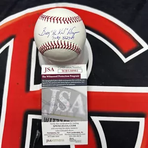 Billy Wagner Autographed Mets Astros OMLB Inscribed & Signed JSA COA - Picture 1 of 4