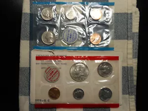 1970 P,D & S US MINT Set 40% Silver Half Dollar - Picture 1 of 7