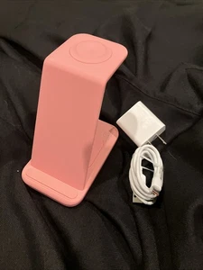 Chargeur sans fil 3 en 1 support station d'accueil pour iPhone X 11 12 13 14 15 Pro Max - Photo 1 sur 1