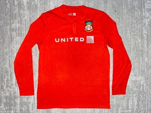 Maglia AFC Welcome to Wrexham Football Soccer x United Airlines Polaris PJ LS S/M - Foto 1 di 20