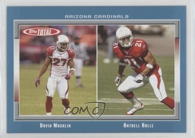 2006 Topps Total Total Blue David Macklin Antrel Rolle #59 - Image 1 of 2