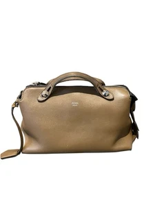 Fendi By the Way Shoulder Bag Medium Beige Leather - Picture 1 of 8