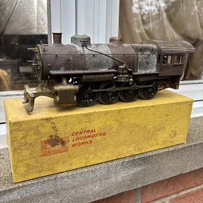 CENTRAL LOCOMOTIVE WORKS BRASS H10 2-8-0 PENN O Scale Untested As Is Parts - Image 1 of 4