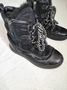 Pajar Canada Women's Insulated Winter Boots Size 10 Faux Fur Side Zippers -22°F - Picture 1 of 16