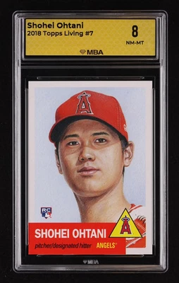 2018 Topps Living Shohei Ohtani #7 Rookie MBA 8 Foto 1 de 2