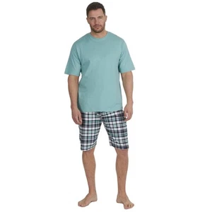 Cargo Bay Mens Checked Lounge Set 1716 - Picture 1 of 4