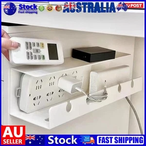 2Pcs Under Desk Cable Shelf Self Adhesive Cable Storage Rack for Charging Cable - Bild 1 von 18
