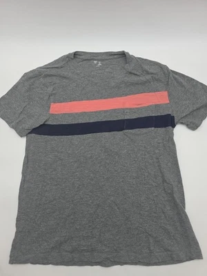 Camiseta Gap Pocket Hombre Pequeña Gris Estampado Rayas .#39039 Foto 1 de 4