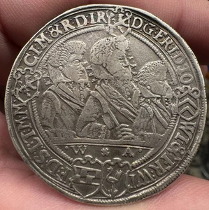 1623 German States Saxe - Altenburg 1 Taler, Silver - Picture 1 of 4