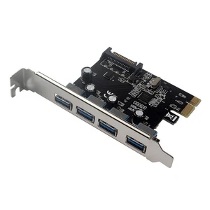 4 Port zu USB 3.0 Erweiterungskarte, USB3. Kompatibel mit Windows - Afbeelding 1 van 5
