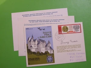 RAFES SC1 ESCAPING SOCIETY RETURN TO COLDITZ SIGNED AIREY NEAVE - 1st ESCAPER - Picture 1 of 2