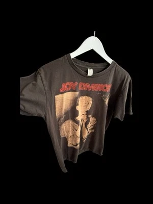Vintage Joy Division Ian Curtis T-Shirt T-Shirt Sz Medium Brown - Image 1 of 4