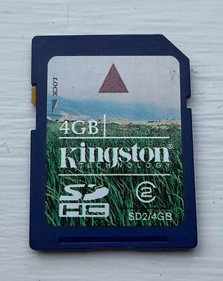 Kingston Class 2 4GB SDHC memory card - Tracked Postage - Image 1 of 2