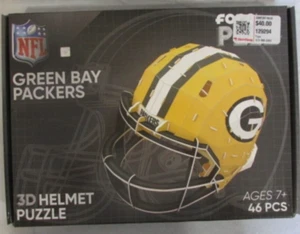NFL Green Bay Packers 3D Football Helmet Puzzle PZLZ NEW - Picture 1 of 5