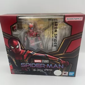S.H.Figuarts Iron Spider Spider-Man No Way Home Action Figure Bandai Japan - Picture 1 of 5