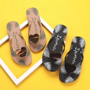 WOMEN'S SUMMER CASUAL FLIP FLOPS SANDALS, SUMMER HEART SANDALS - Picture 1 of 3