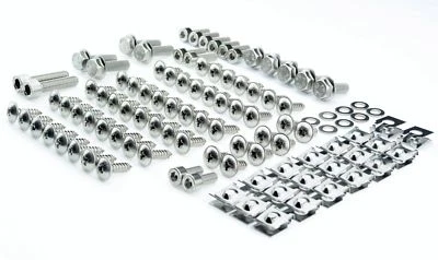 Yamaha Aerox Schrauben Edelstahl MBK Nitro Verkleidung Satz V2A Klemmen Clipse