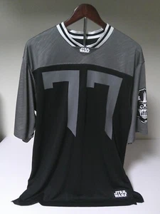 Star Wars Darth Vader #77 Black Gray Football Jersey Adults Size Medium - Picture 1 of 4