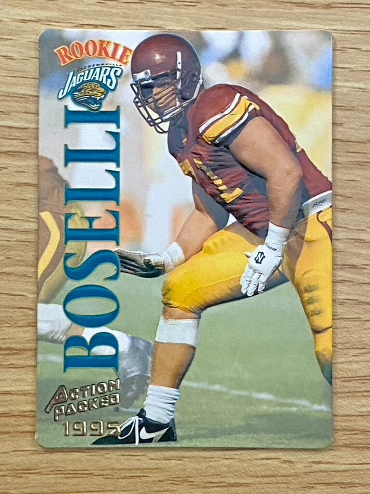 Tony Boselli 1995 Action Packed Rookie Card #105 Jacksonville Jaguars - Image 1 of 2