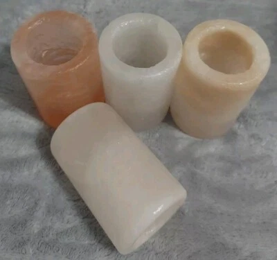 Juego de 4 vasos de chupito de sal del Himalaya  Foto 1 de 4
